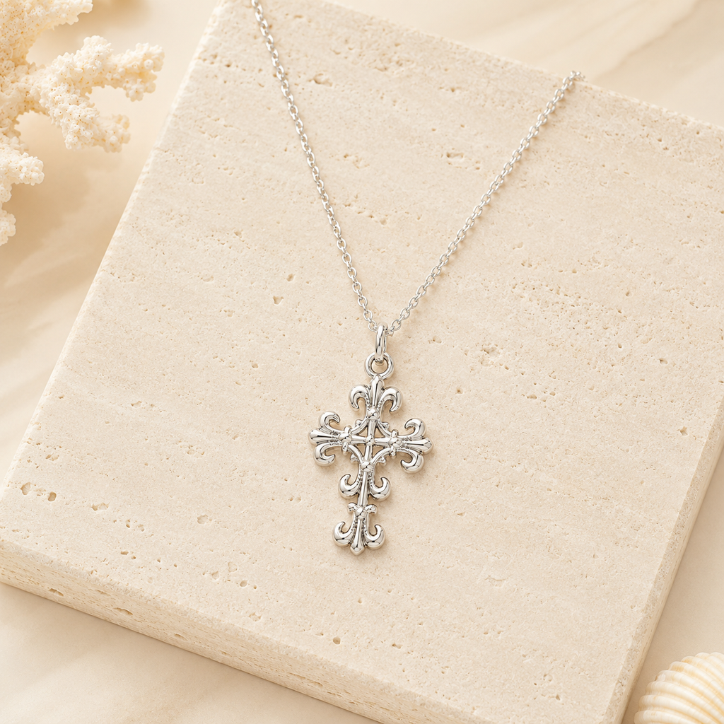 Fleur De Lis Cross
