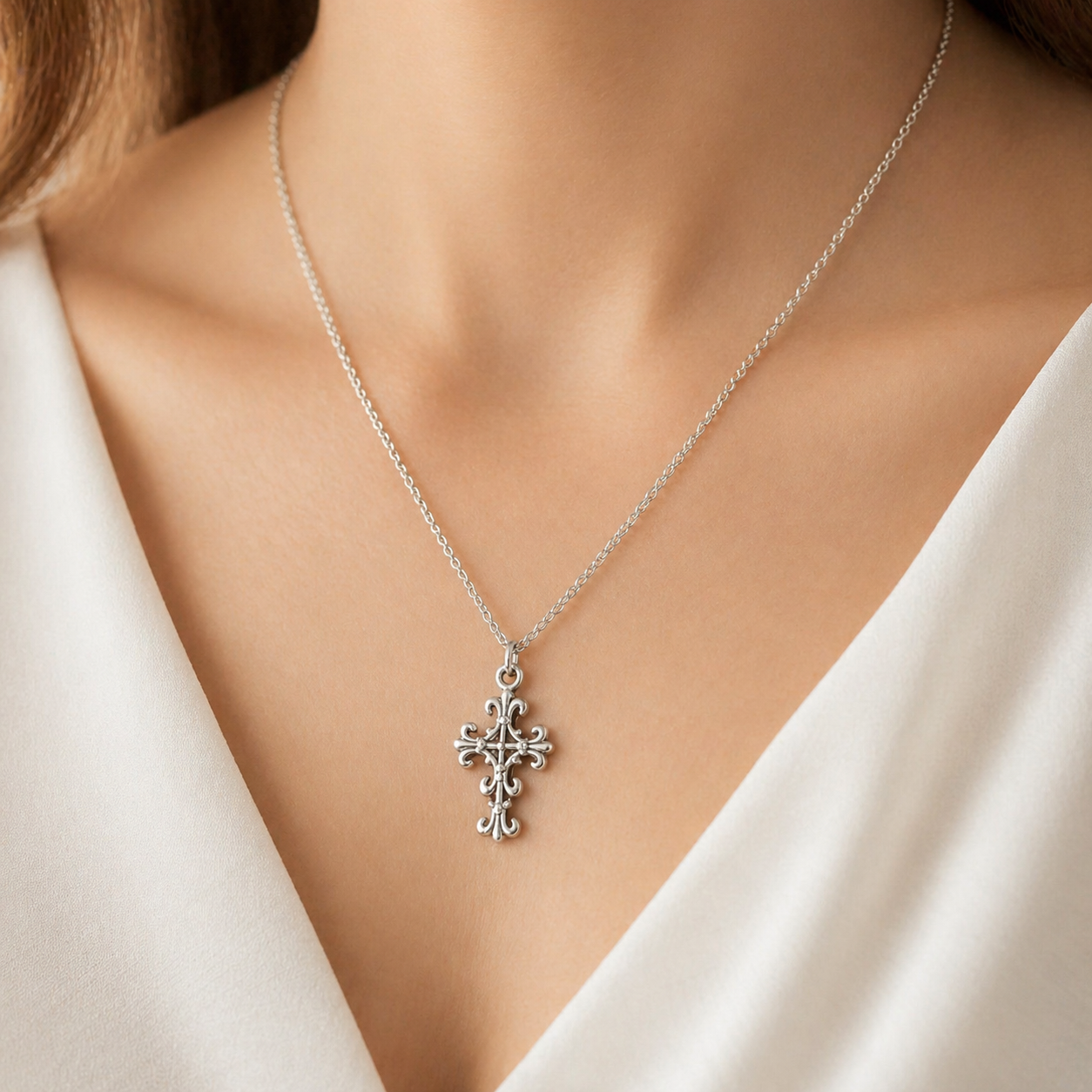 Fleur De Lis Cross