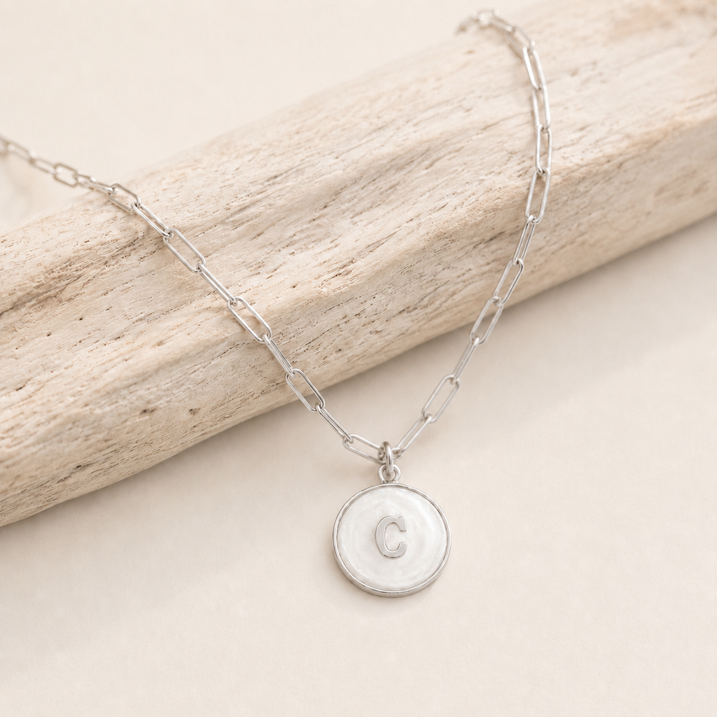 Signature Pearl Initial Necklace