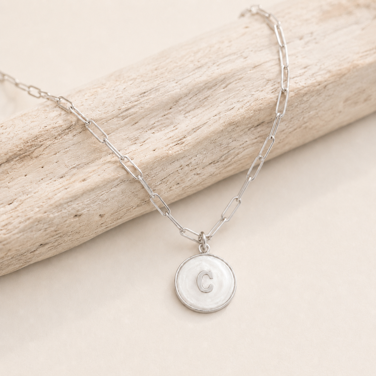 Signature Pearl Initial Necklace