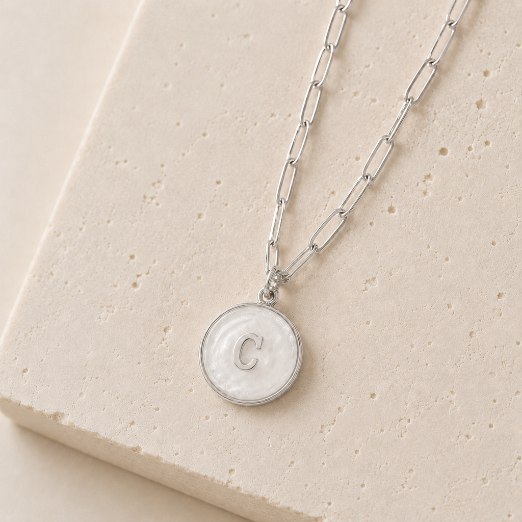 Signature Pearl Initial Necklace