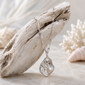 Hammered Oyster Necklace
