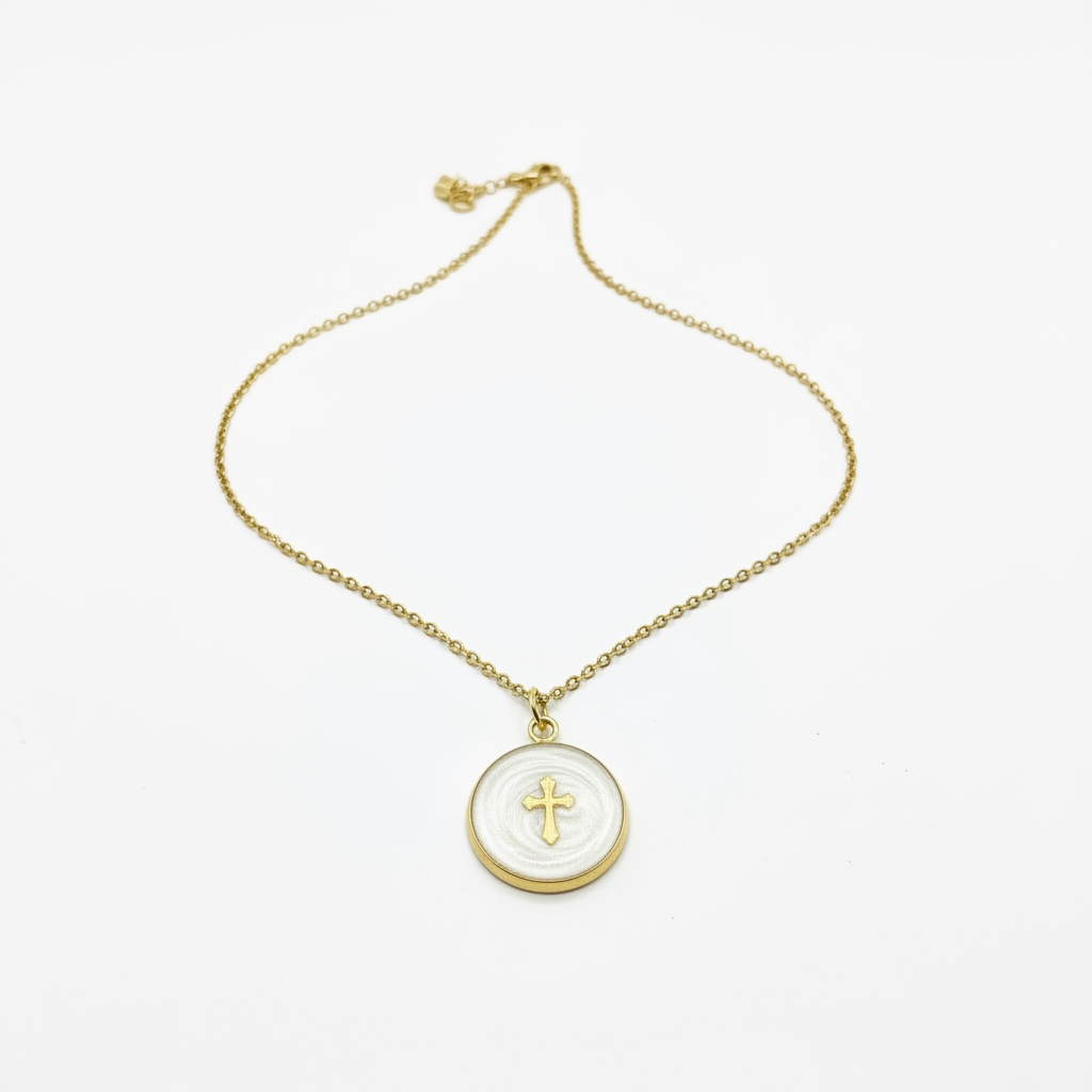 Pearl Cross Pendant