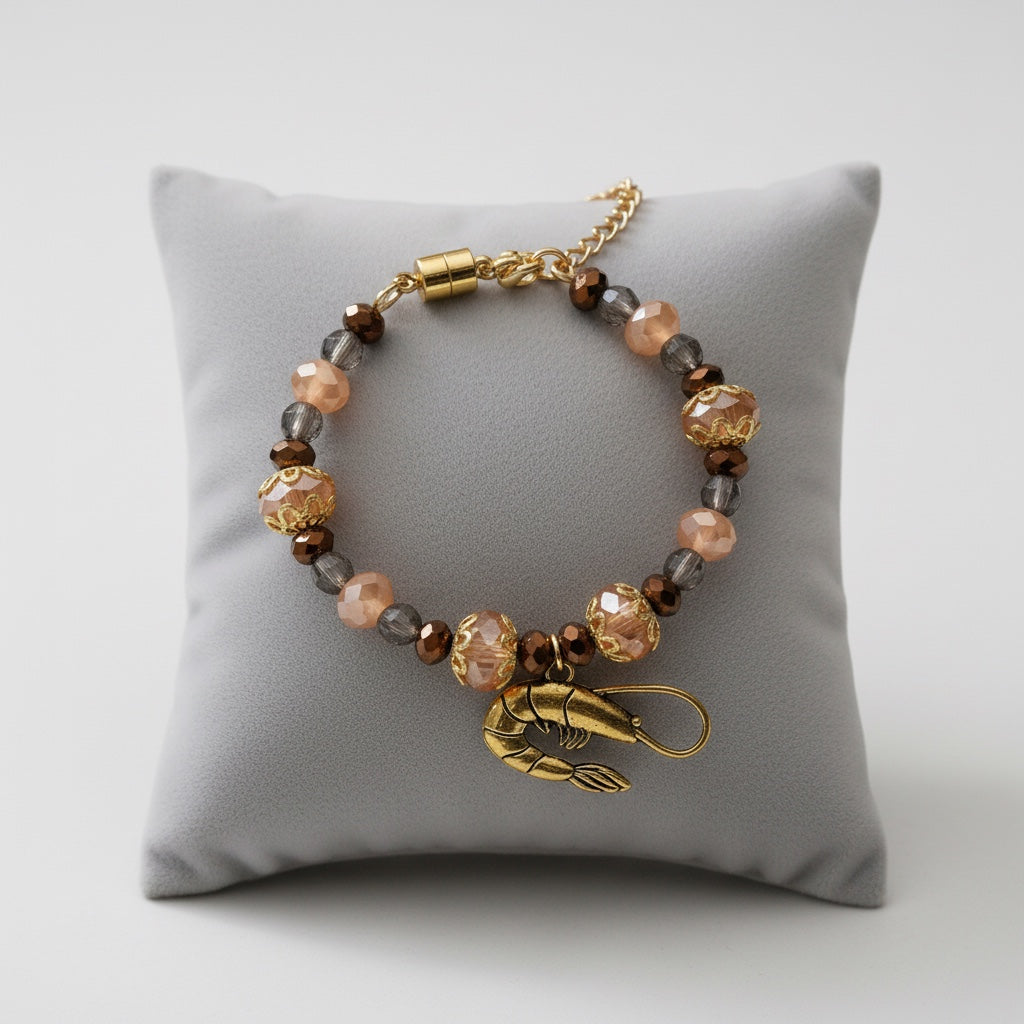 Shrimp Boil Blush Bracelet