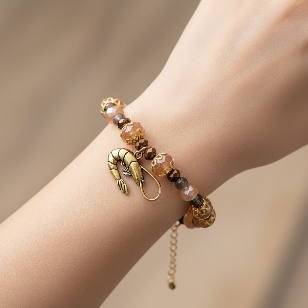 Shrimp Boil Blush Bracelet